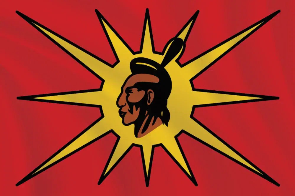 2:3 Ratio Mohawk Warrior Flag