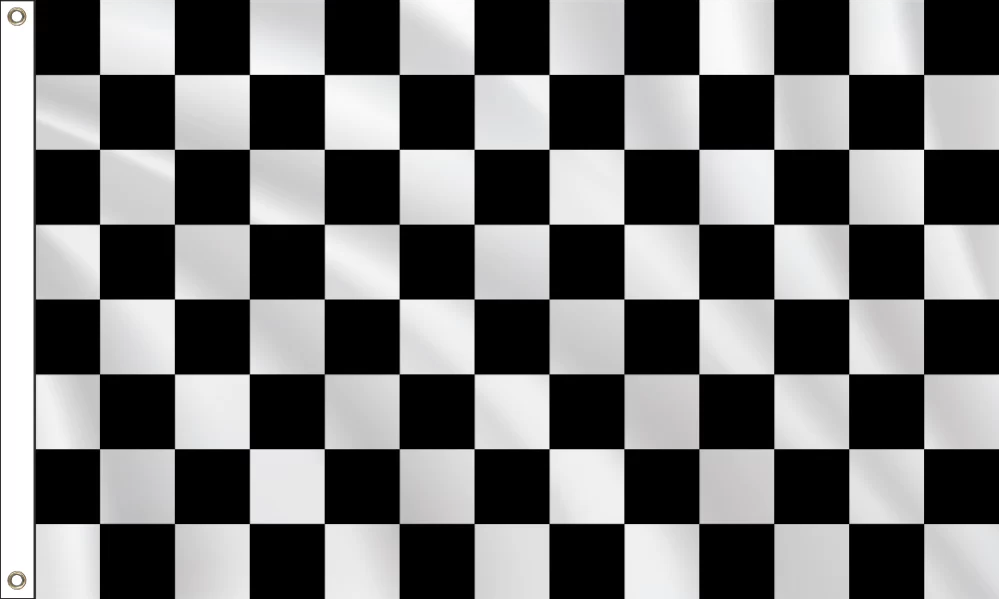 3:5 Ratio Checkered Racing Flag
