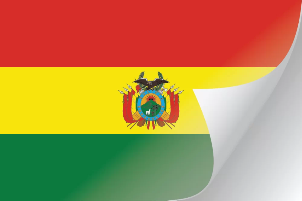 3"x5" Bolivia Flag Decal