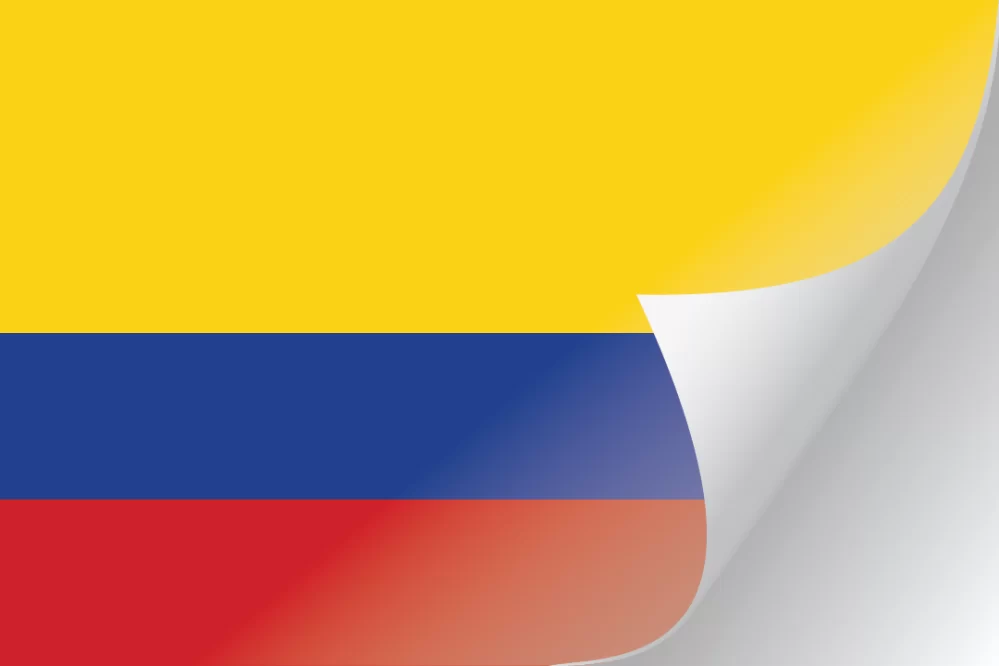 3"x5" Columbia Flag Decal
