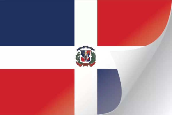 3"x5" Dominican Republic Flag Decal