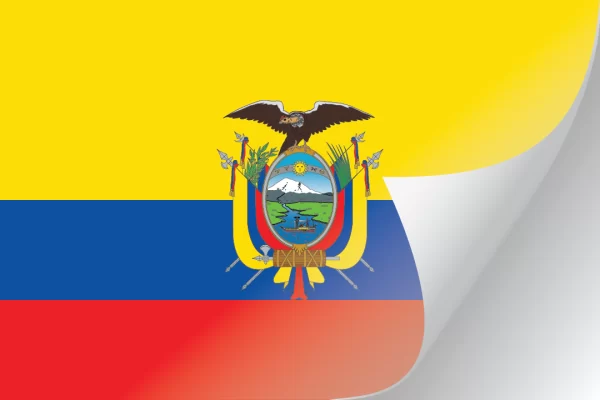 3"x5" Ecuador Flag Decal