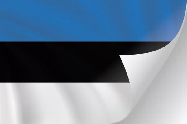 3"x5" Estonia Flag Decal