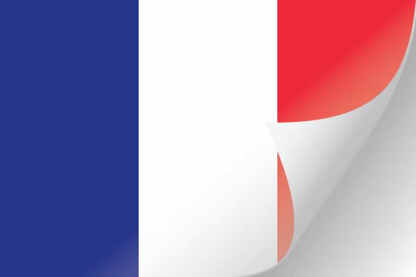 3"x5" France Flag Decal