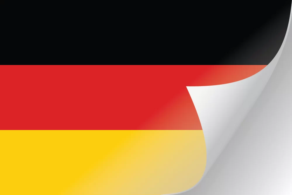 3"x5" Germany Flag Decal