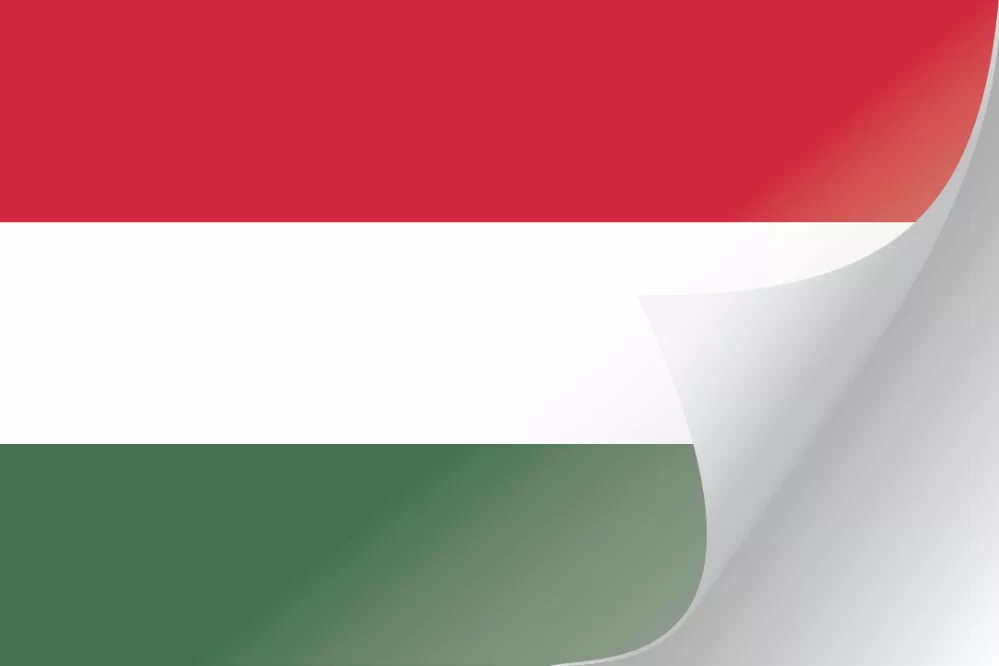 3"x5" Hungary Flag Decal