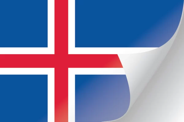 3"x5" Iceland Flag Decal