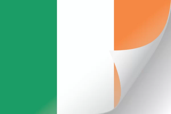 3"x5" Ireland Flag Decal