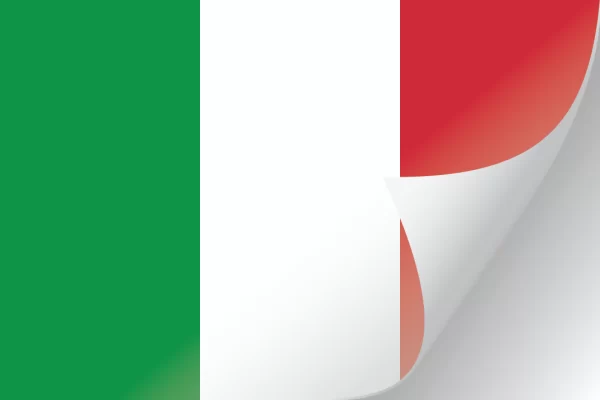 3"x5" Italy Flag Decal