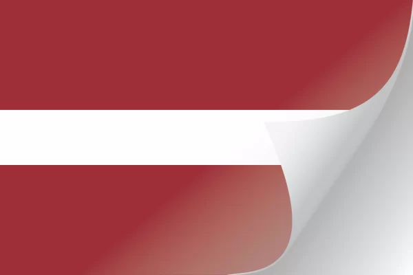 3"x5" Latvia Flag Decal