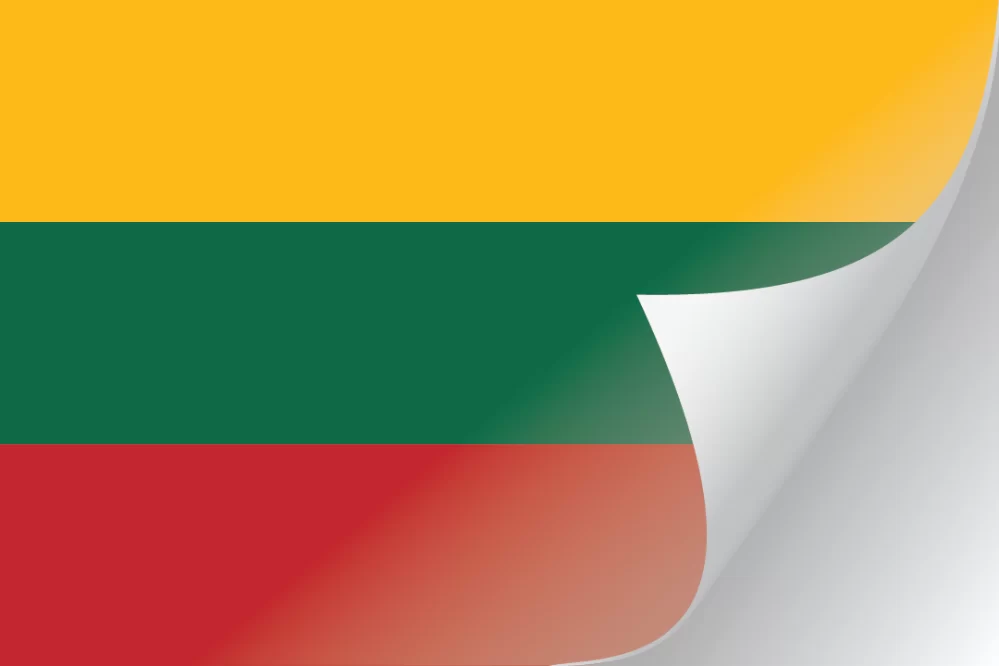 3"x5" Lithuania Flag Decal