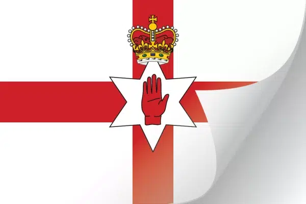 3"x5" Northern Ireland Flag Decal