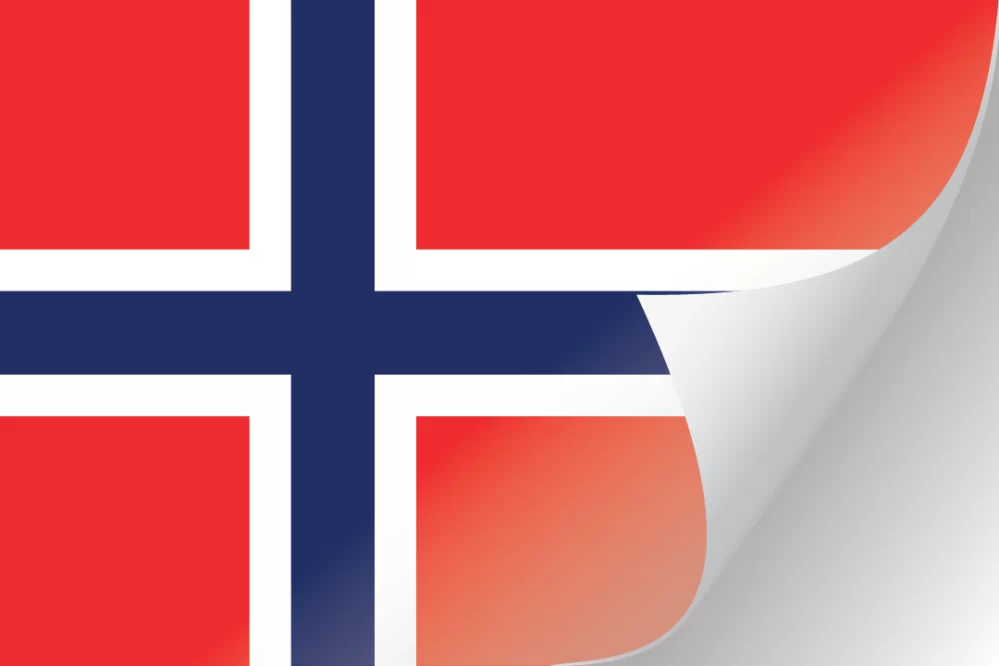 3"x5" Norway Flag Decal