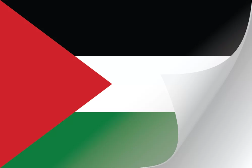 3"x5" Palestine Flag Decal