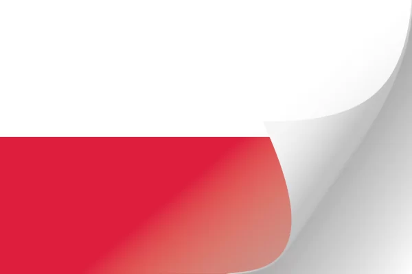 3"x5" Poland Flag Decal