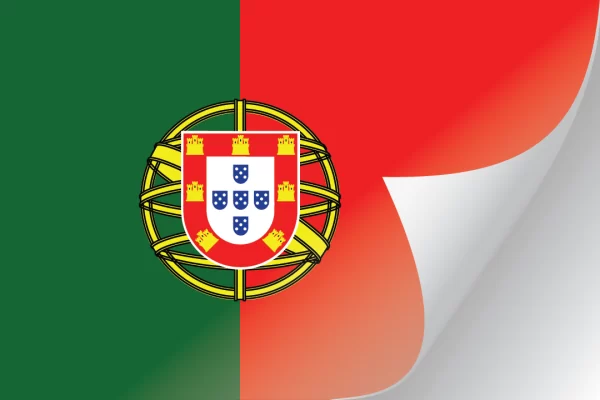 3"x5" Portugal Flag Decal