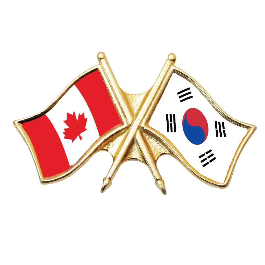 Canada Flag & Fiji Friendship Pin