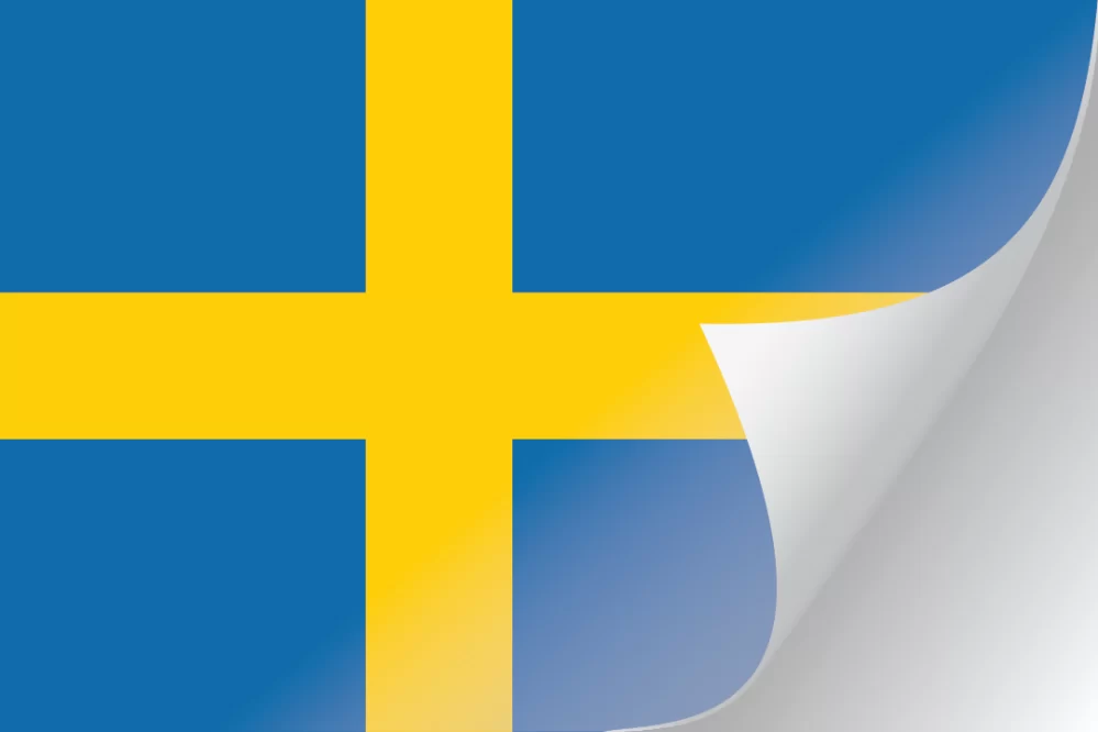 3"x5" Sweden Flag Decal