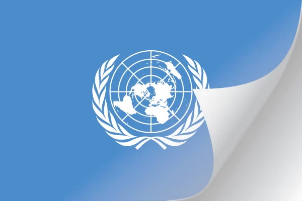 3"x5" United Nations Flag Decal