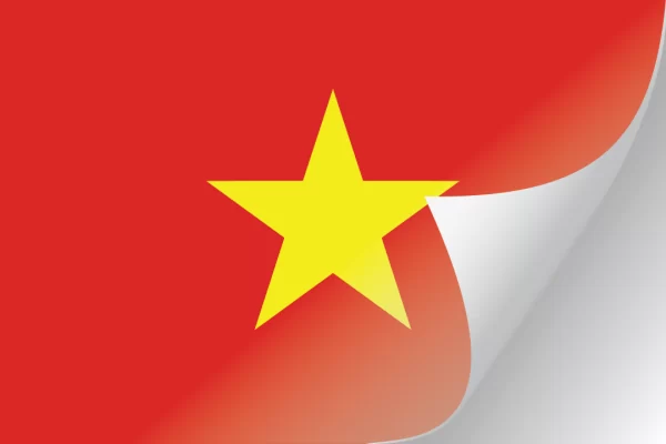 3"x5" Vietnam Flag Decal