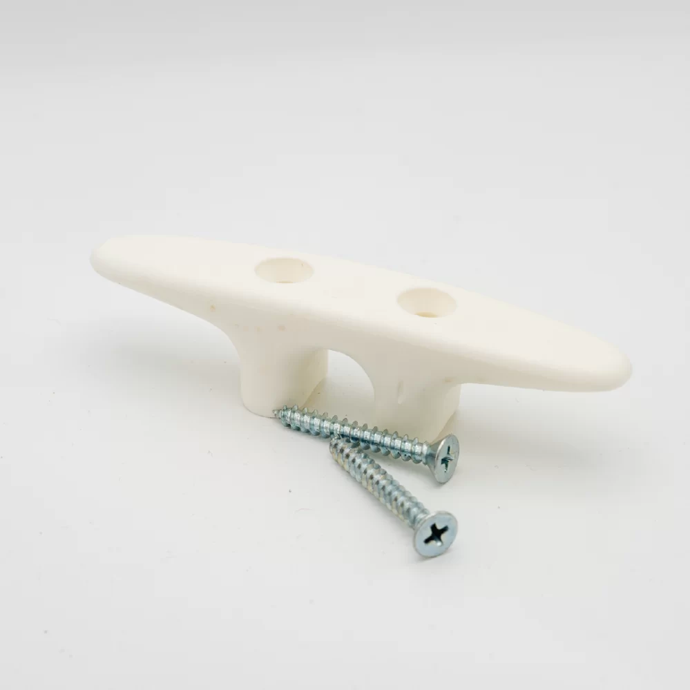 White Nylon Cleat - 4" | The Flag Shop