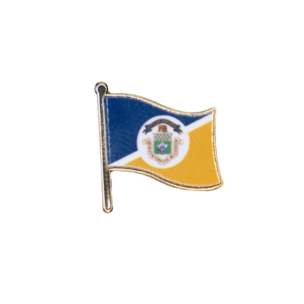 City of Winnipeg waving flag lapel pin