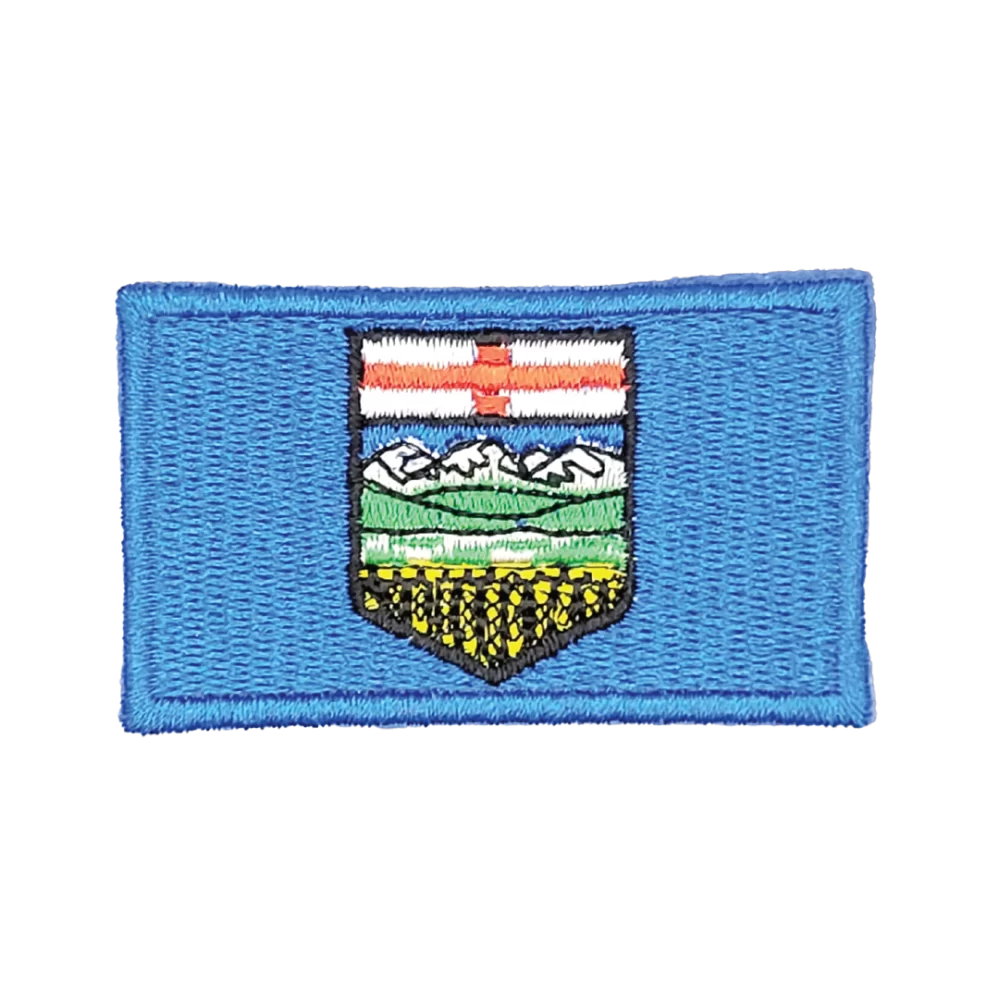 Alberta Flag Patch, crest or backpack flag