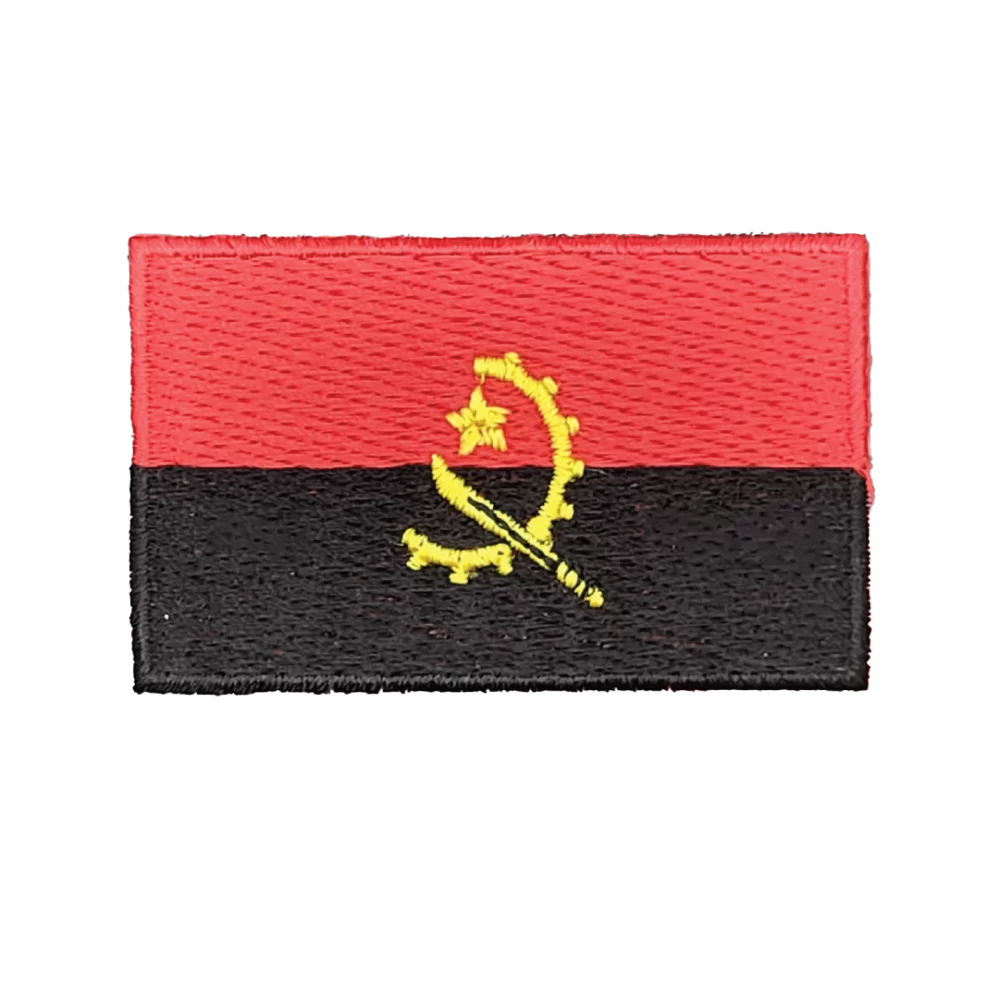 Angola Flag Patch, crest or backpack flag