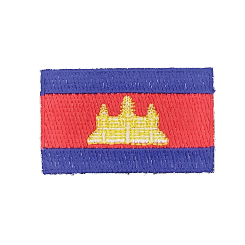 Cambodia Flag Patch, crest or backpack flag