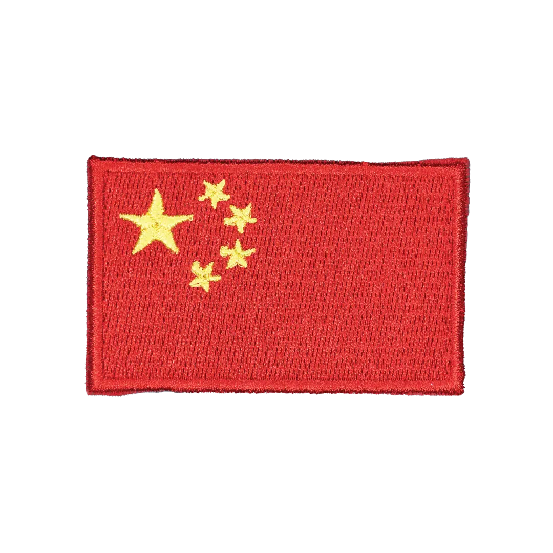 China Flag Patch, Crest, Back Pack Flag