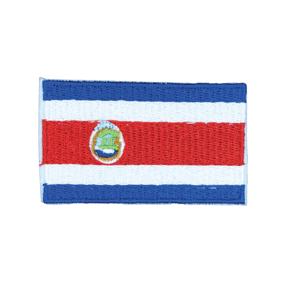 Costa Rica Flag Patch, Crest, Back Pack Flag