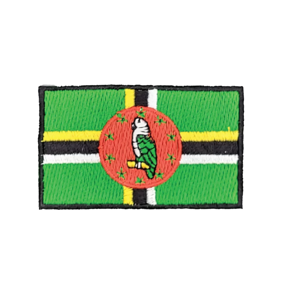 Dominica Flag Patch, crest or backpack flag