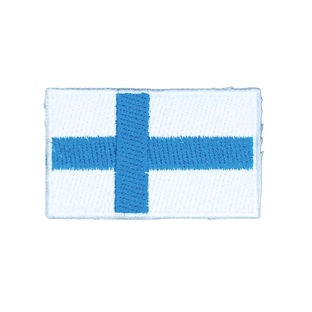 Finland Flag Patch, Crest, Back Pack Flag
