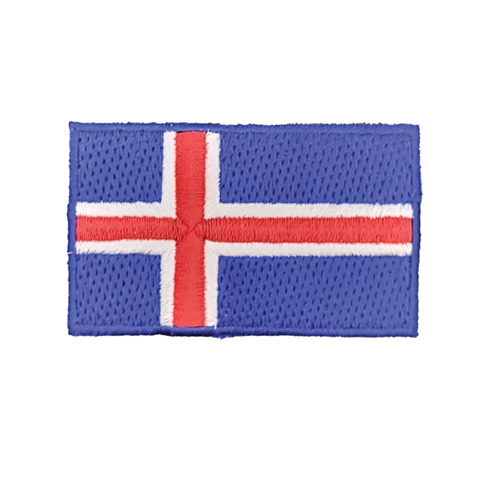Iceland Flag Patch, crest or backpack flag