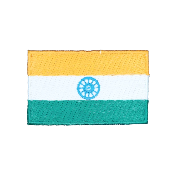 India Flag Patch, Crest, Back Pack Flag