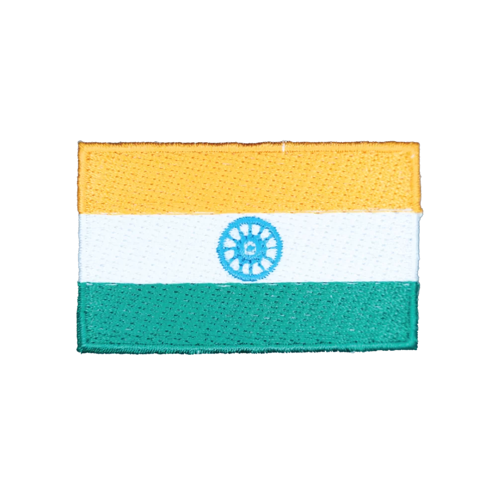 India Flag Patch, Crest, Back Pack Flag