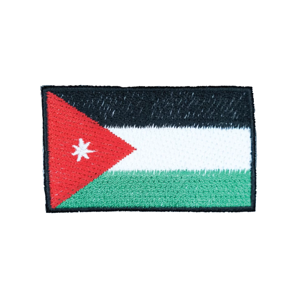 Jordan Flag Patch, Crest, Back Pack Flag