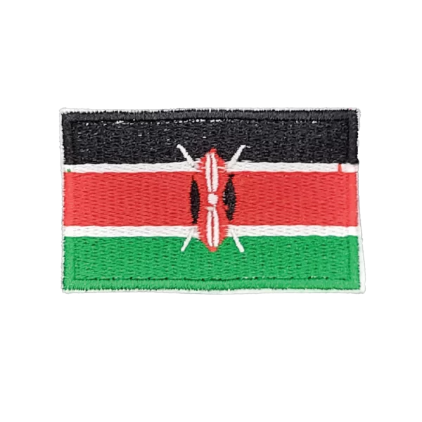 Kenya Flag Patch, crest or backpack flag