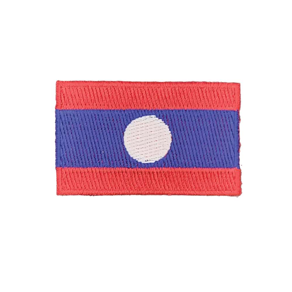 Laos Flag Patch, crest or backpack flag