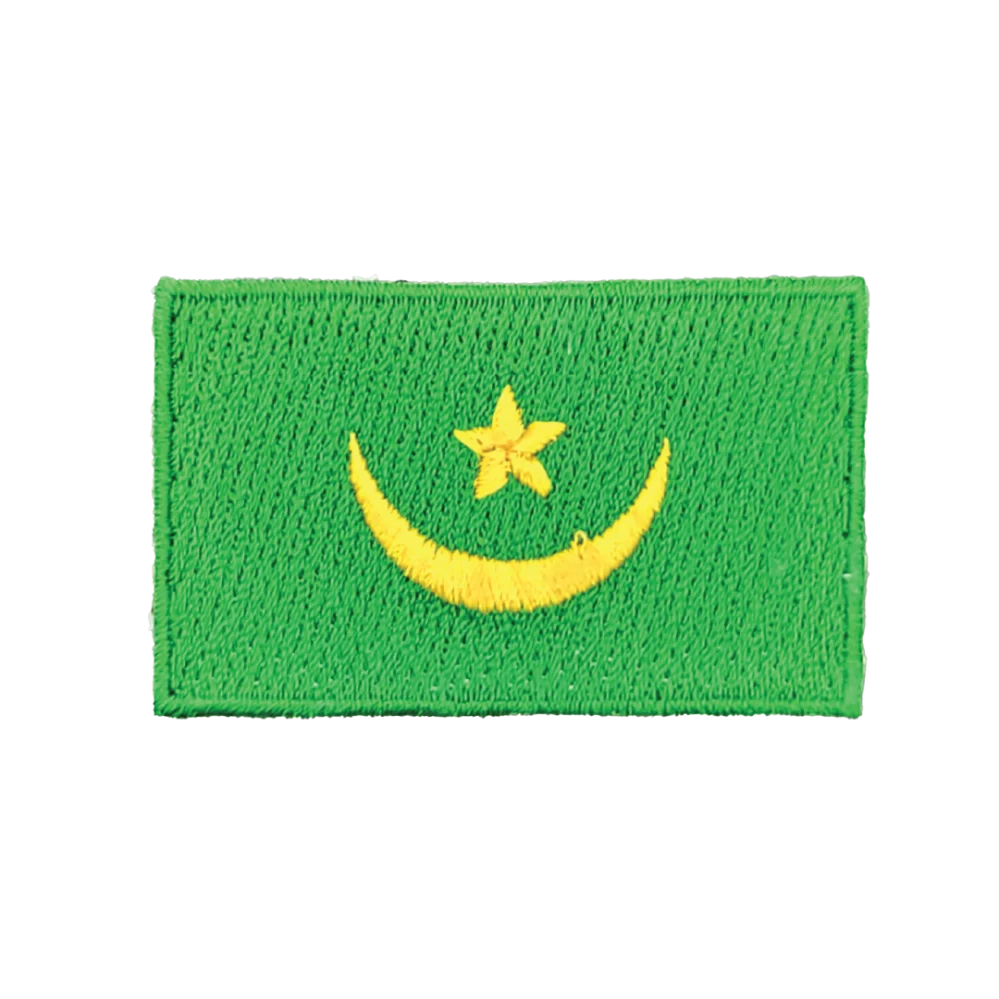 Mauritania Flag Patch, crest or backpack flag