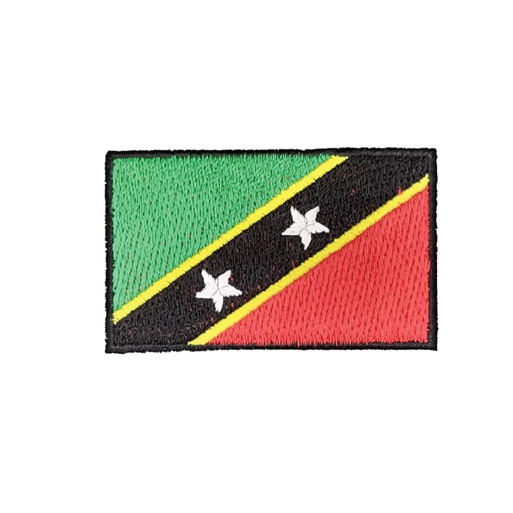 St. Kitts & Nevis Flag Patch, crest or backpack flag