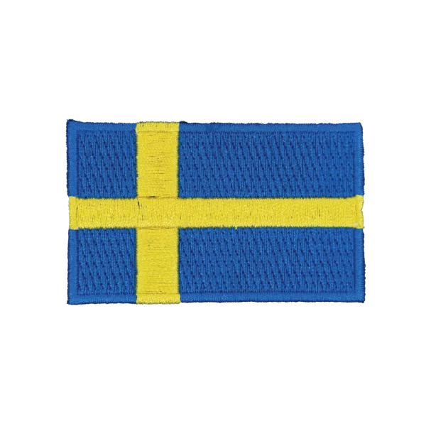 Sweden Flag Patch, Crest, Back Pack Flag