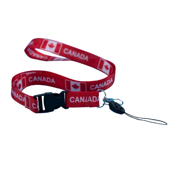 Red Canada Lanyard