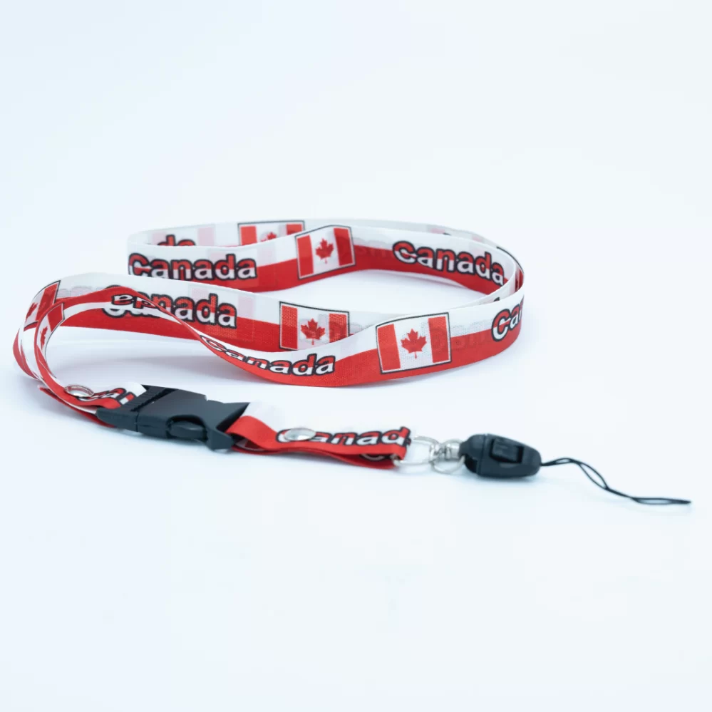 Canada Lanyard (Red & White)
