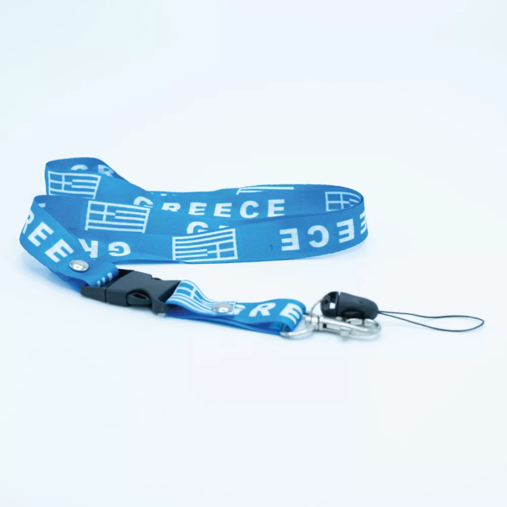 Greece Lanyard (Blue)