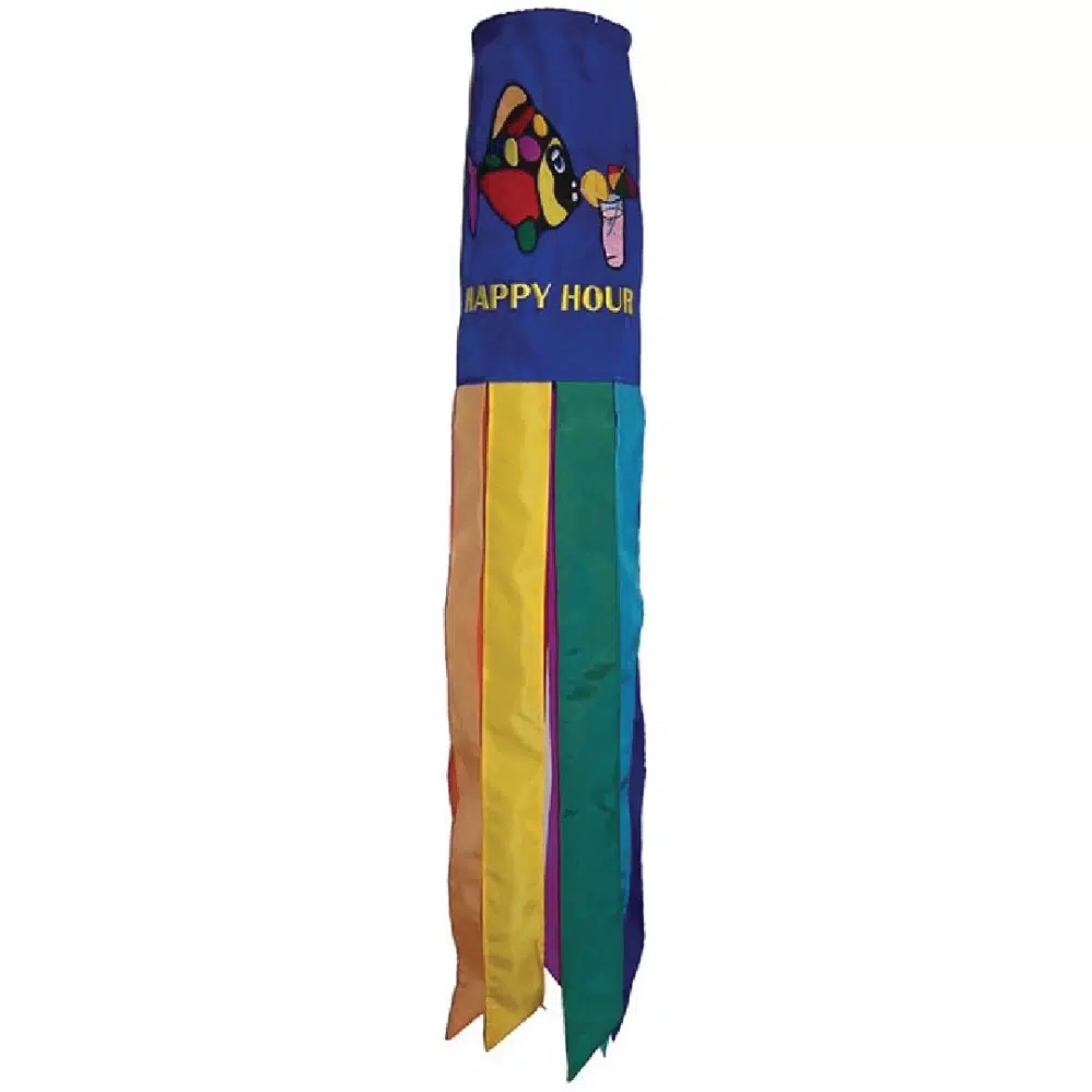 Premium 40" Happy Hour Fish Windsock