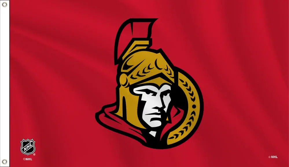 36" x 60" (3' x 5') Ottawa Senators flag