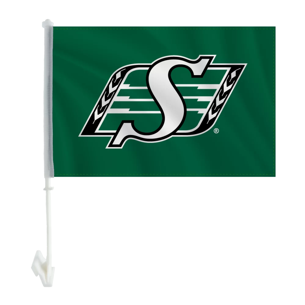 Saskatchewan Roughriders Car Flag