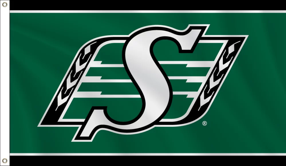 Saskatchewan Roughriders Flag