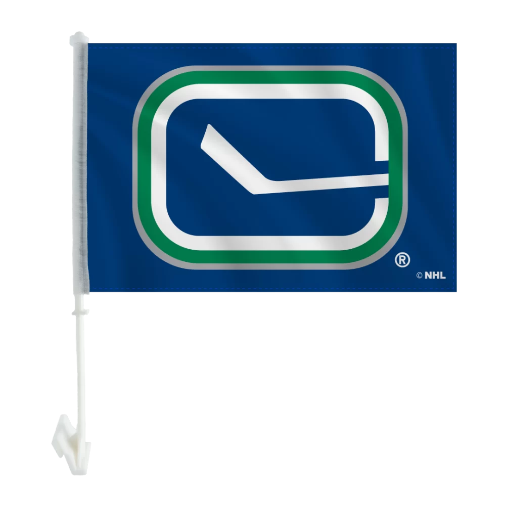 Vancouver Canucks Car Flag